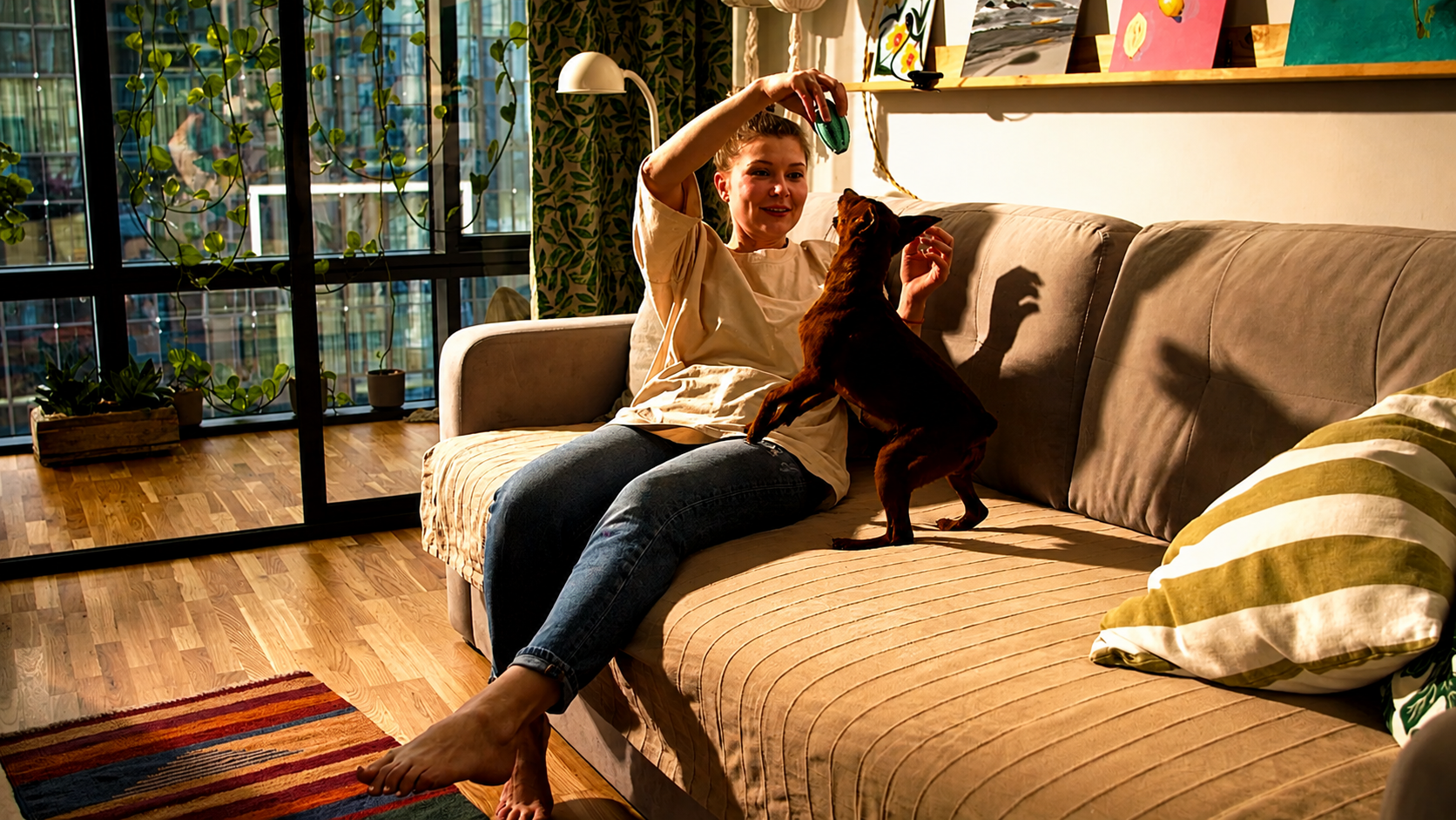 Powering a Brighter Future: Sunrise Energy Brand Film, Evening at home, lights on